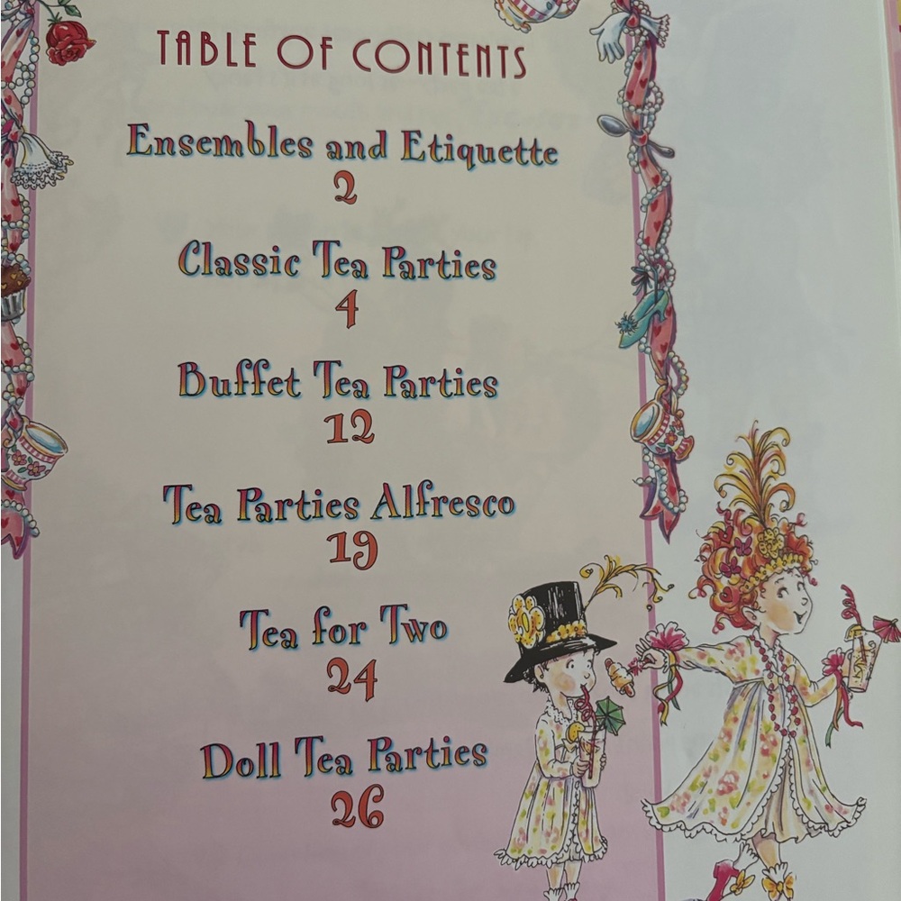 Fancy Nancy Tea Parties Book - Picture 3 of 5